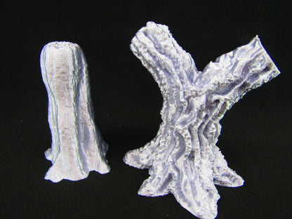 2 Dead Forest Woods Trees Scatter Terrain Scenery 3D Printed Mini Miniature