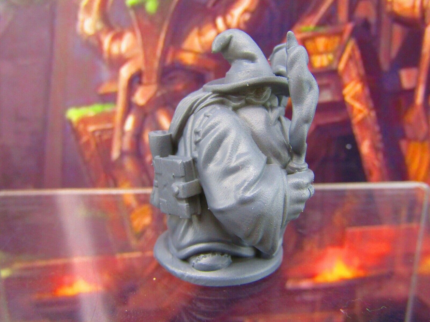 Dwarf Wizard Mini Miniature Figure 3D Printed Model 28/32mm Scale RPG Fantasy