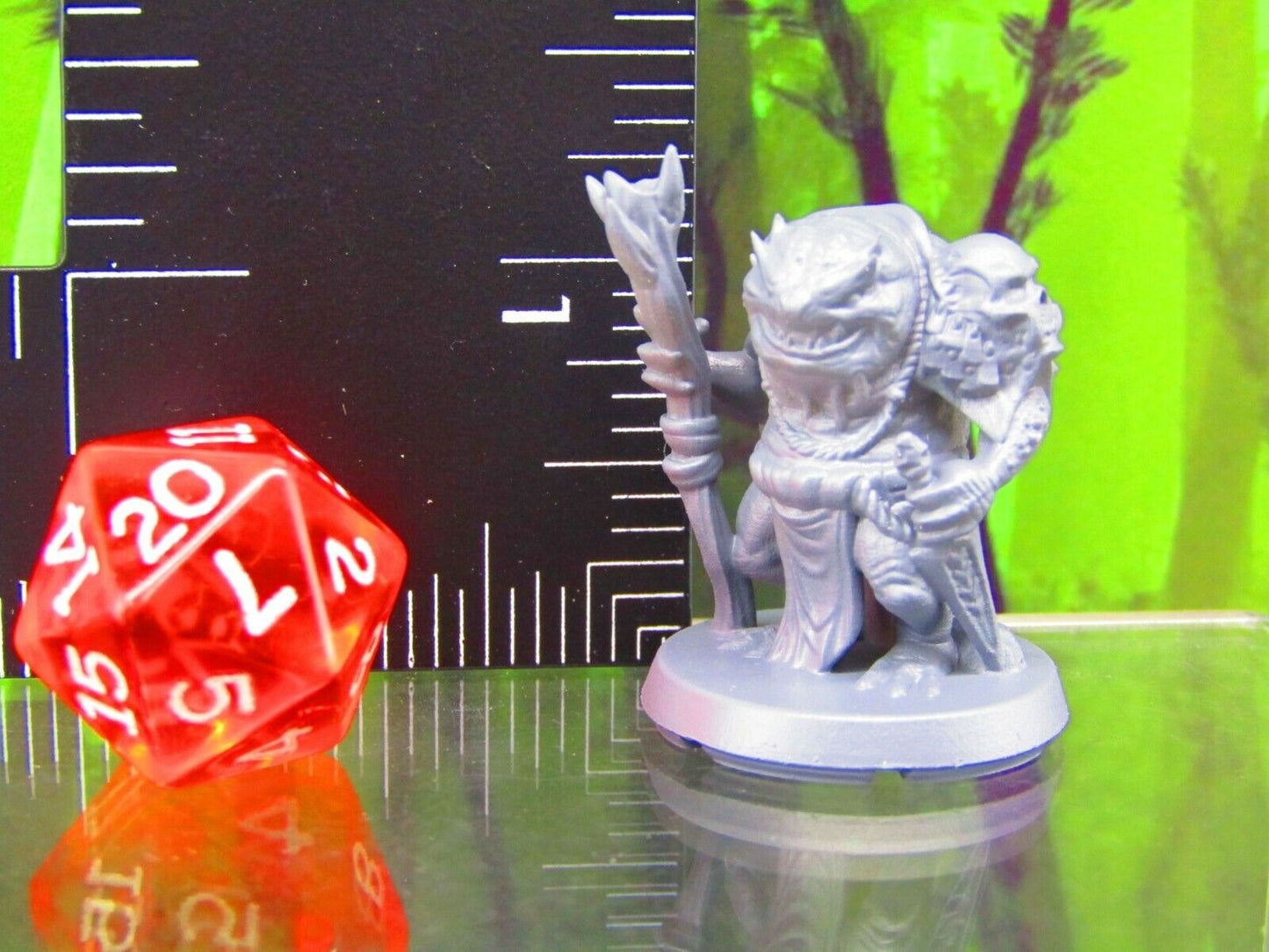 Green Slaad Mini Miniatures 3D Printed Resin Model Figure 28/32mm Scale RPG