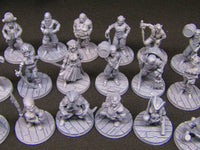 
              27pc Pirate Set Mini Miniature Figure 3D Printed Model 28/32mm Scale Fantasy RPG
            