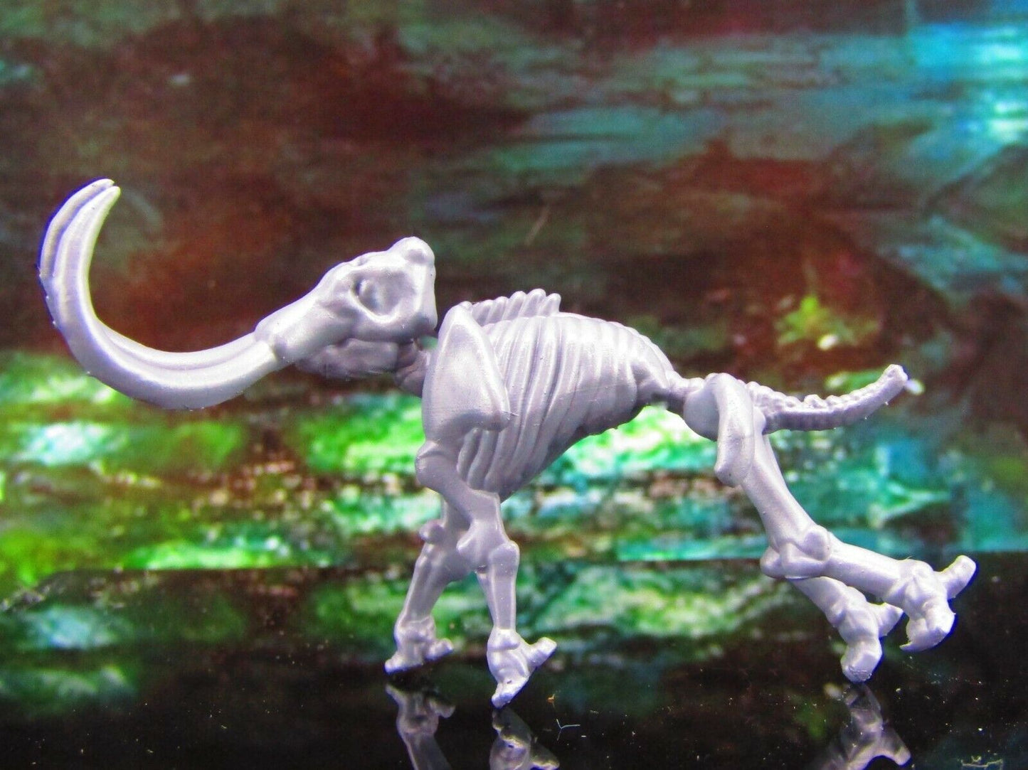 Mammoth Undead Elephant Skeleton Baby Mini Miniature Model Character Figure