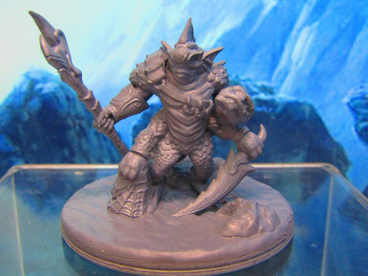 Sea Devil Warrior Fighter Soldier Leader Mini Miniature Figure 3D Printed Model