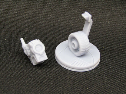 Wheeled Recon Bot Camera Droid Mini Miniature 3D Printed Figure Model