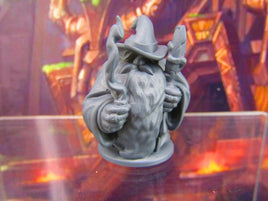 Dwarf Wizard Mini Miniature Figure 3D Printed Model 28/32mm Scale RPG Fantasy