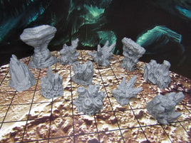 Deep Cavern / Cave Rocks Sactter Terrain Scenery