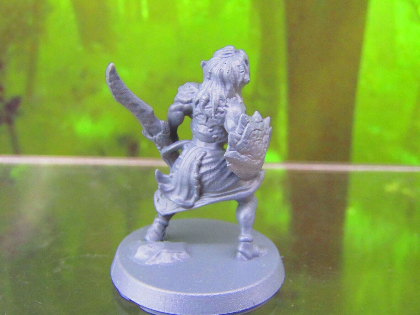 Female Orc Fighter Mini Miniatures 3D Printed Resin Model Figure 28/32mm Scale