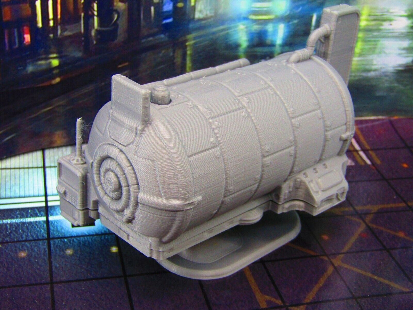 Hover Tanker Space Vehicle Car Scenery Scatter Terrain 3D Printed Model 28/32mm