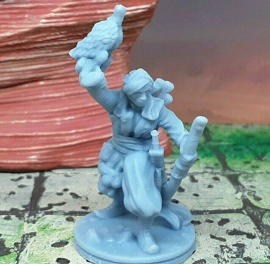 Male Ranger Hero Hawk Warrior Desert Themed Mini Miniature Figure RPG 3D Resin