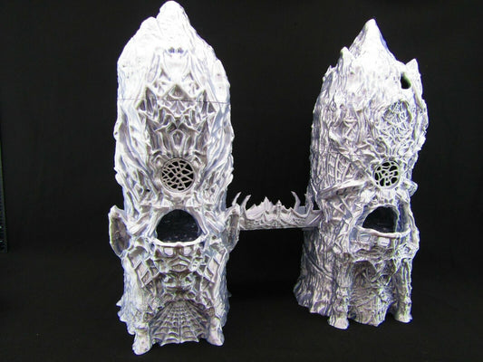 Modular Stackable Stalagmite Towers Pair Scatter Terrain Scenery 3D Printed Mini