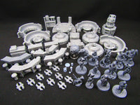 
              50pc Sci Fi Modular Bar Night Club Scenery Terrain Set w/ Miniatures 3D Print
            