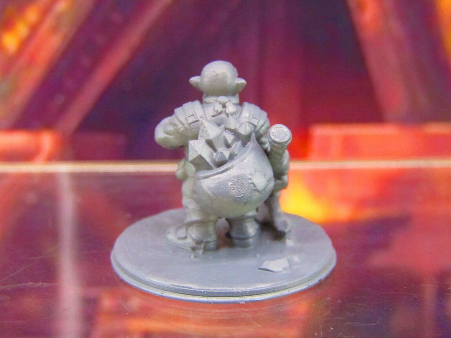 Deep Gnome Underground Miner Explorer Mini Miniature Figure 3D Printed Model