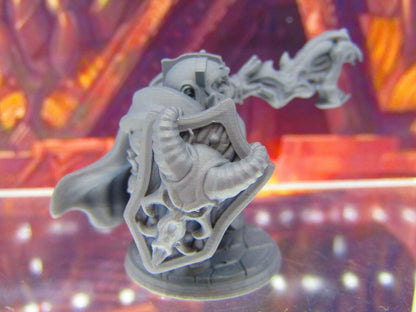 Nurin the Adverse Spellcasting Soldier Dwarf Mini Miniature 3D Printed Model DnD