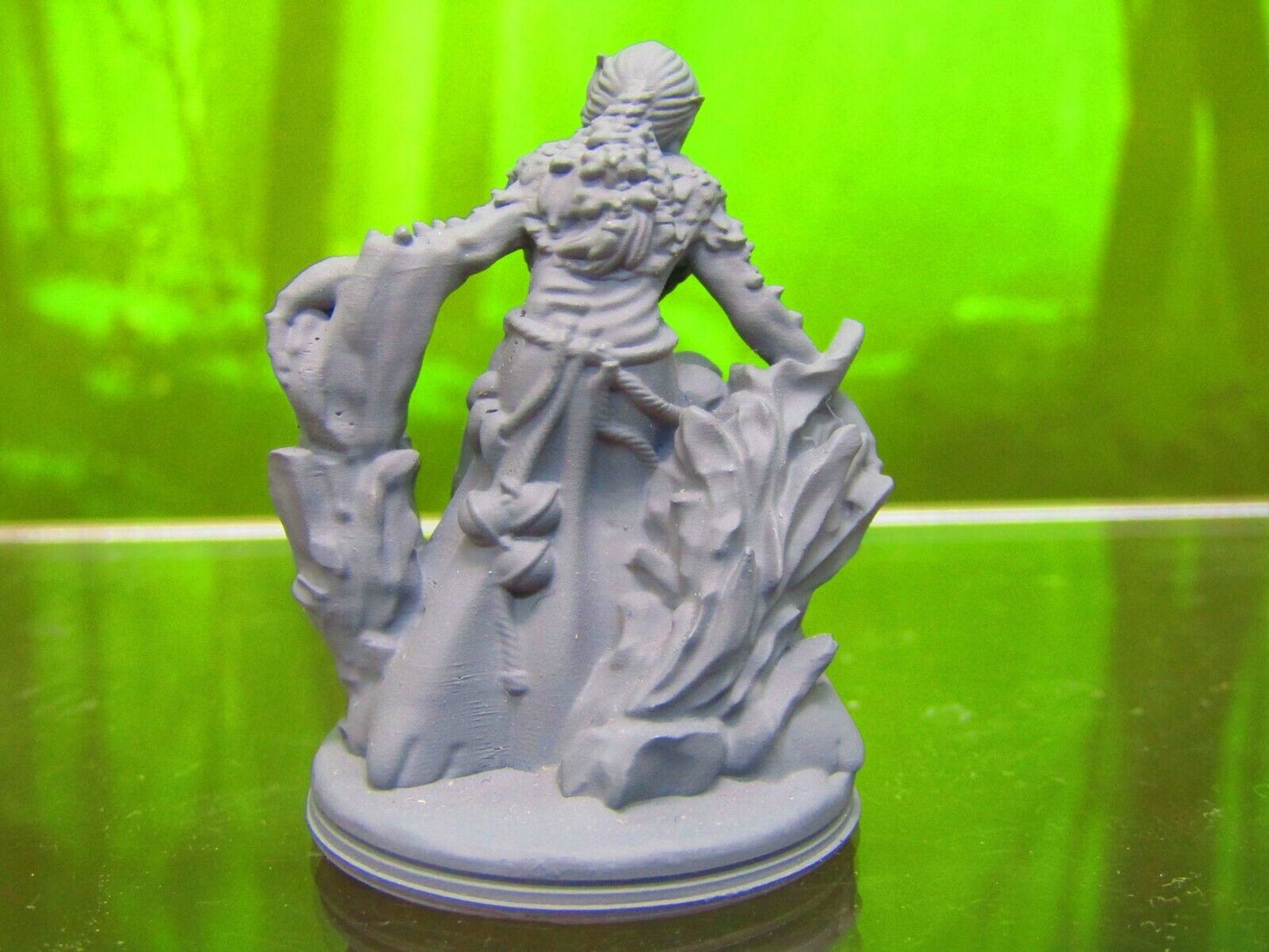 Evil Witch Sorceress Female Wizard Enchantress Mini Miniature 3D Printed Model