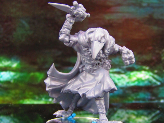 Corvian Skeletal Raven Crow Birdman Daggers C Mini Miniature Model Character