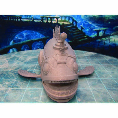 Mechanical Fish Shaped Diver Submarine Device Scenery Scatter Terrain Props