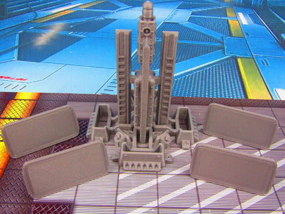 Information Television Screen Array Scenery Scatter Terrain 3D Printed Model