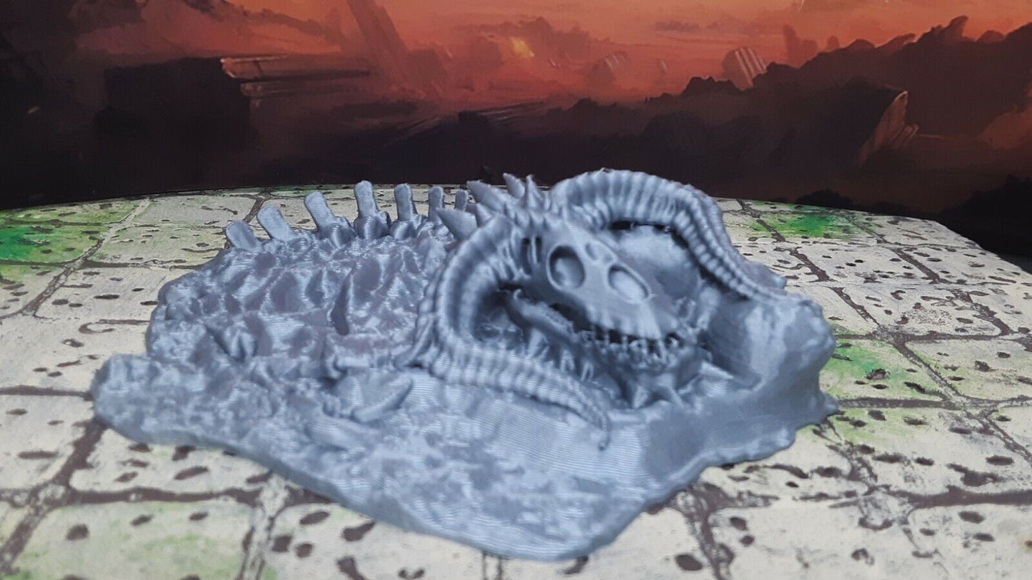 Boneyard Wasteland Scatter Terrain 28mm Scale Dungeons & Dragons Miniature Model
