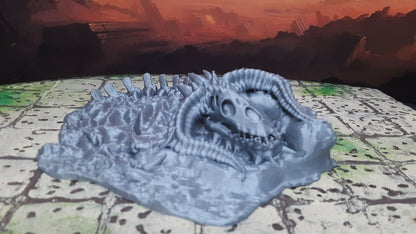 Boneyard Wasteland Scatter Terrain 28mm Scale Dungeons & Dragons Miniature Model