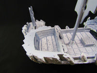
              Devil's Scorn Undead Pirate Ship Haunted Boat Scatter Terrain Scenery 3D Printed
            