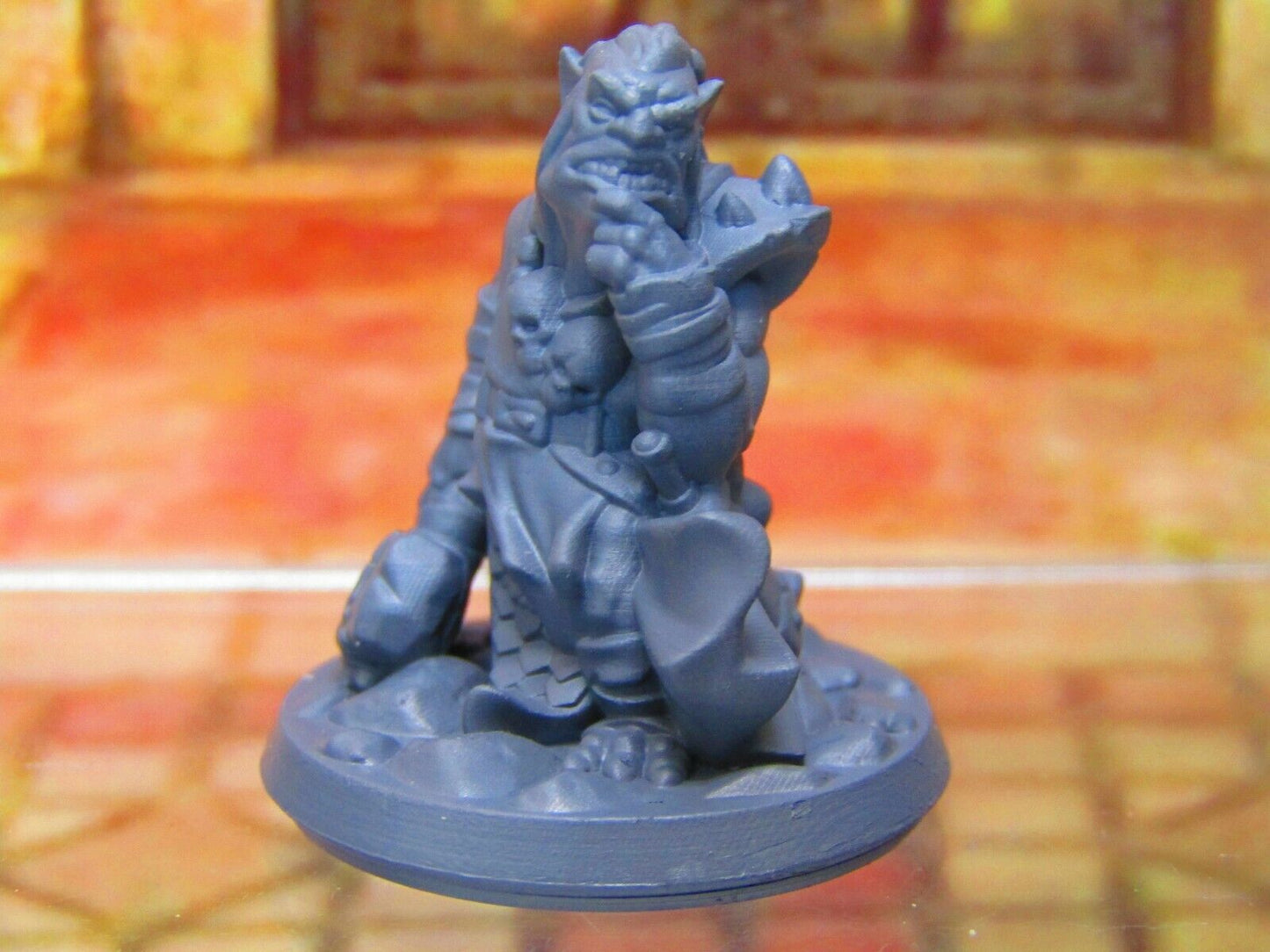 Goblin Fighter Warrior Soldier w/ Hammer Mini Miniature Figure 3D Printed Model