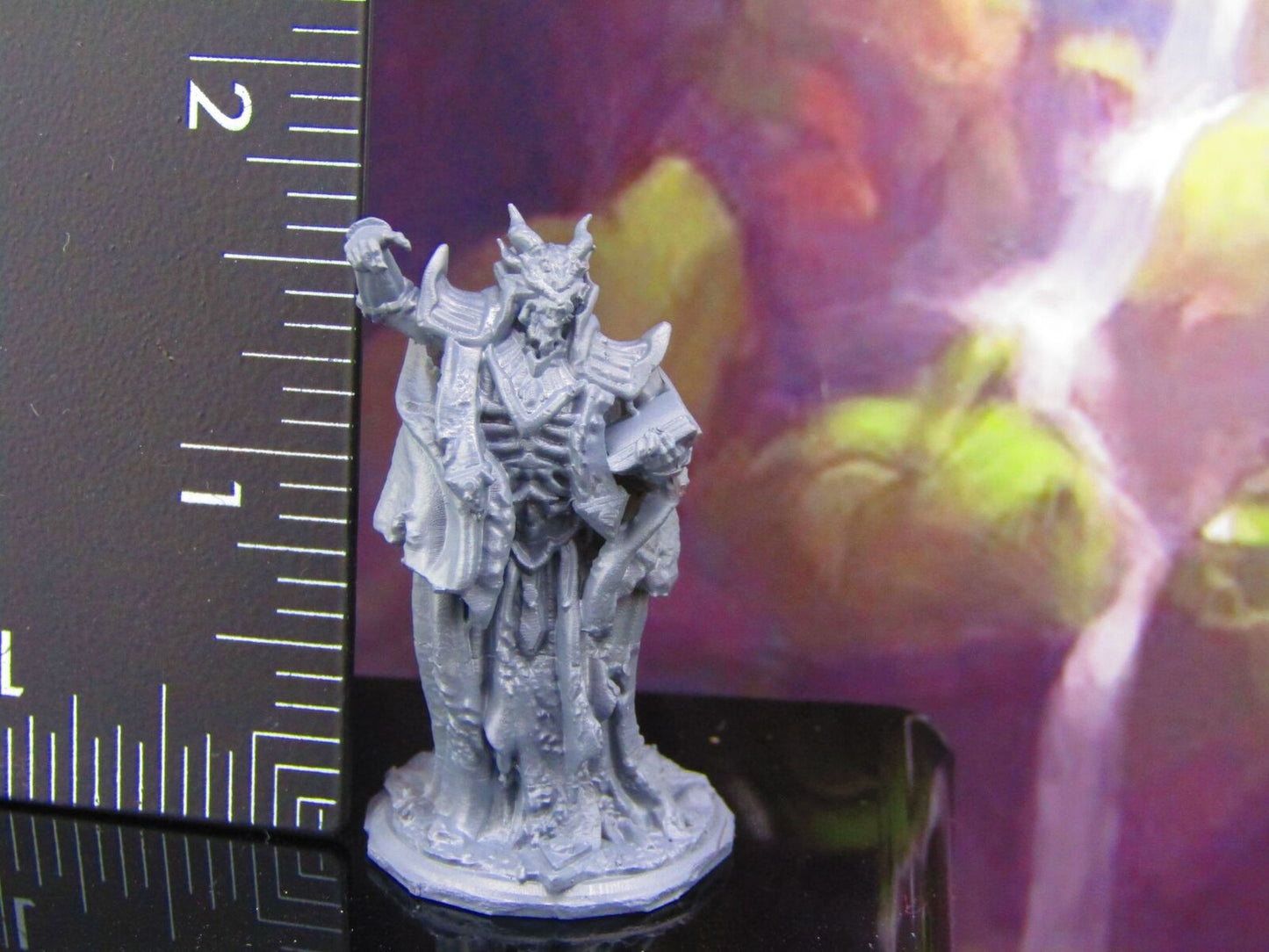 Draconian Necromancer w/ Undead Zombie Mini Miniature Model Character Figure