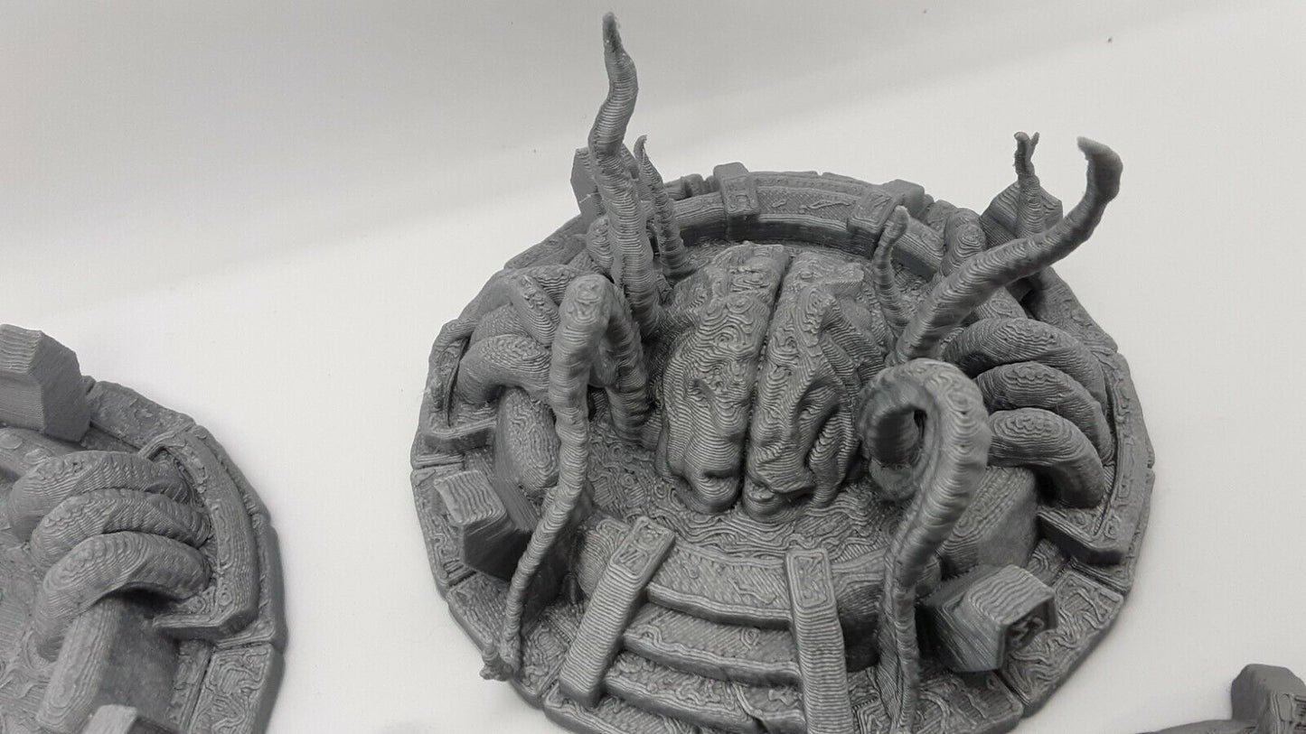 9 Piece Experimental Brain Growth Pools Scatter Terrain Scenery Dungeons Dragons