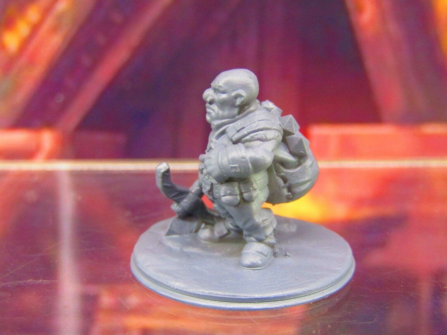 Deep Gnome Underground Miner Explorer Mini Miniature Figure 3D Printed Model