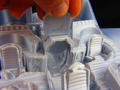 Large Modular Starfighter "Sparrowhawk" Space Ship Scenery Scatter Terrain SciFi