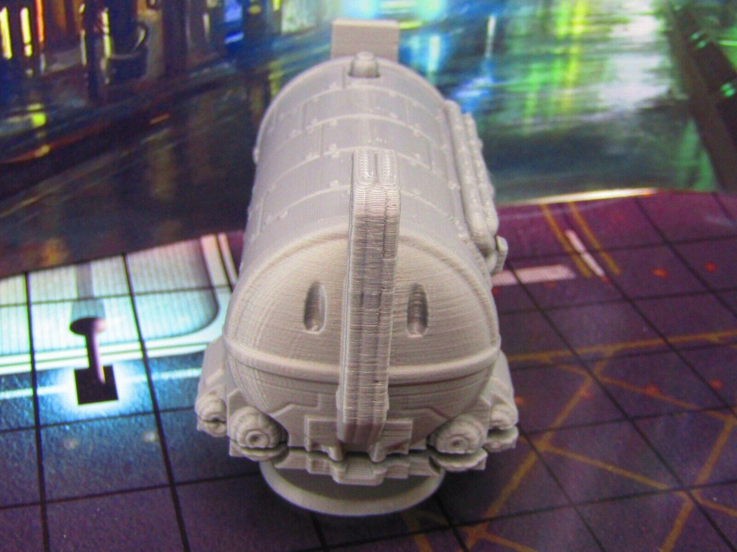 Hover Tanker Space Vehicle Car Scenery Scatter Terrain 3D Printed Model 28/32mm