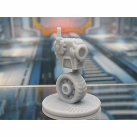 Wheeled Recon Bot Camera Droid Mini Miniature 3D Printed Figure Model