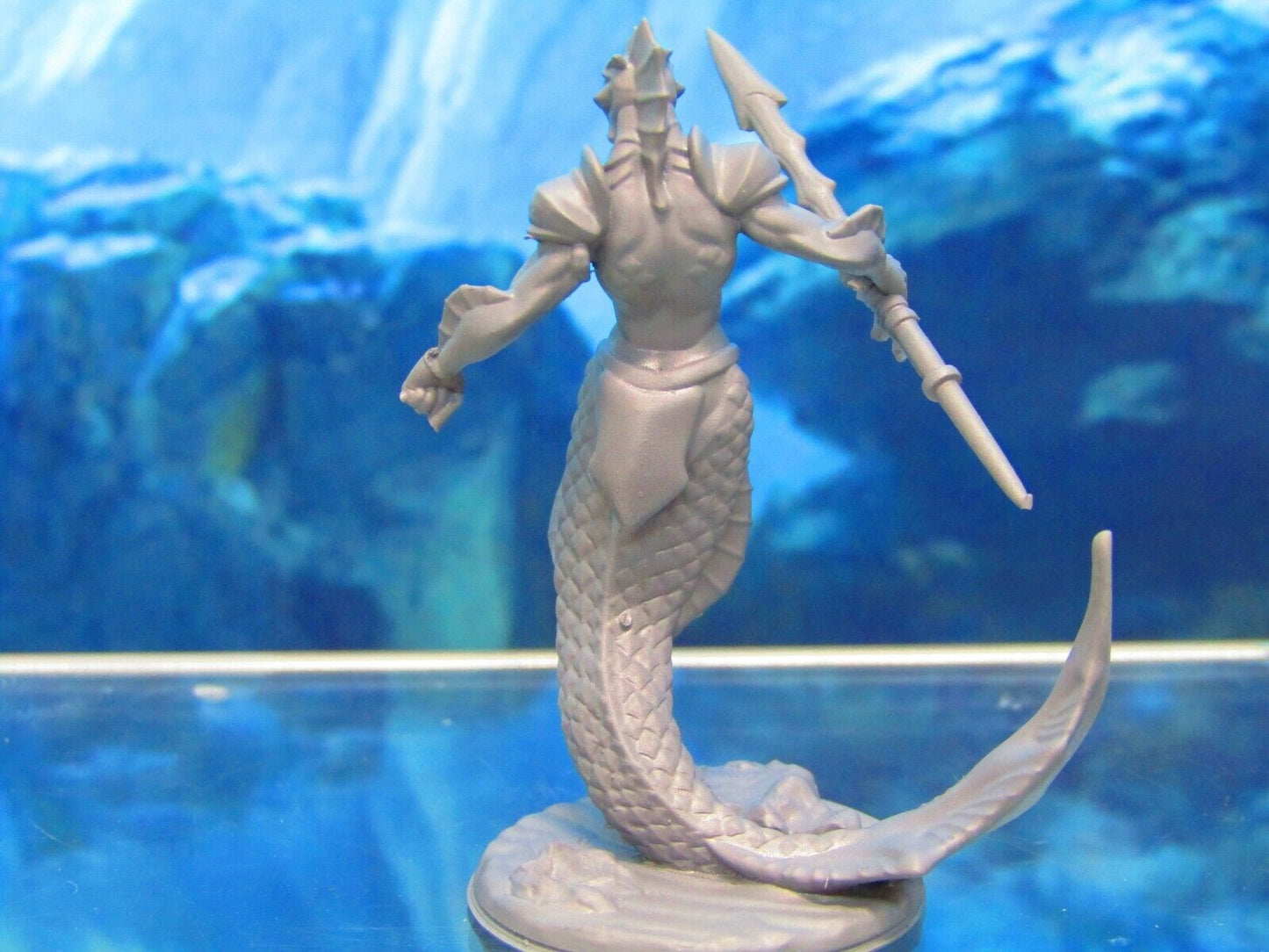 Merfolk Merman Warrior W/ Spear Javelin