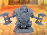 
              Sinar the Fearless Axe Wielding Warrior Dwarf Mini Miniature 3D Print Dnd
            