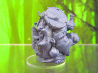 
              Tortle Merchant Turtle Man Mini Miniature Figure 3D Printed Model 28/32mm Scale
            
