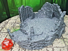 Shrine Building Ruins Scatter Terrain Scenery 28mm Dungeons & Dragons 3D Printed