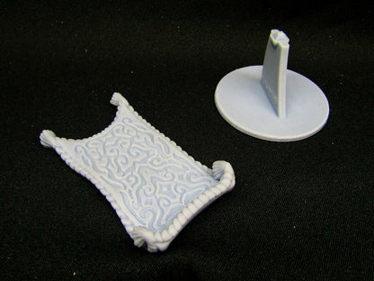 Flying Carpet Rug Mini Miniature Figure Dungeons & Dragons D&D 3D Printed Resin