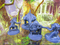 
              4pc Deepfin Tribe Marloch Race & Monstrosity Mini Miniature Figure 3D Printed
            