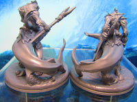 
              Sea Devil Riders Pair Mini Miniature Figure 3D Printed Model 28/32mm Scale
            