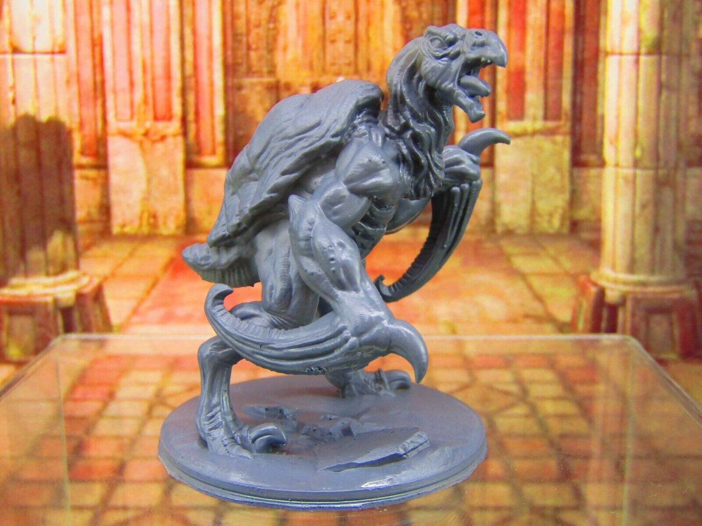 Hook Horror Vulture Beak Hacker Monster Mini Miniature Figure 3D Printed Model