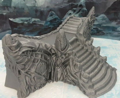 Ice Palace Castle Foyer Scatter Terrain Set Scenery 28mm Dungeons & Dragons