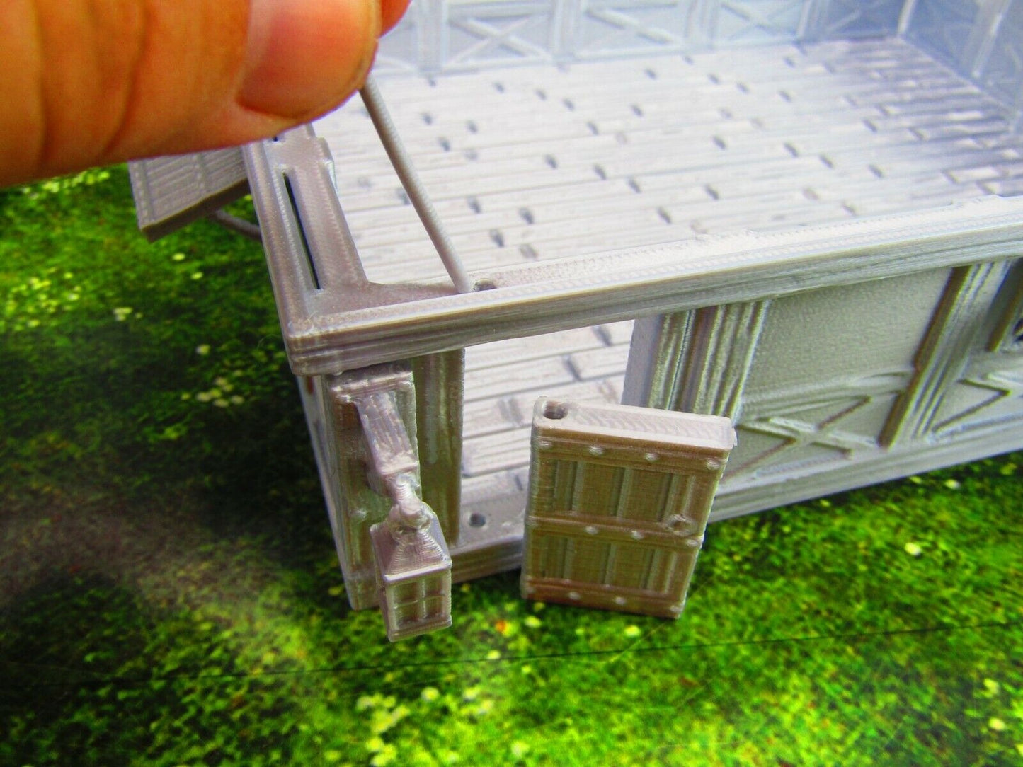 Large Manor Farm House Scatter Terrain Scenery 3D Printed Model 28/32mm Scale