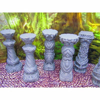 
              8pc Decorative Palace Pillar Support Columns Scenery Scatter Terrain Props
            