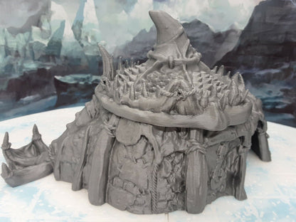 Fisherman's Tribal Hut Scenery Terrain Miniature Model Dungeons & Dragons D&D