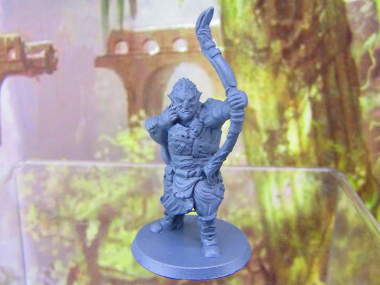 Hobgoblin Archer Bowman Mini Miniatures 3D Printed Resin Model Figure 28/32mm