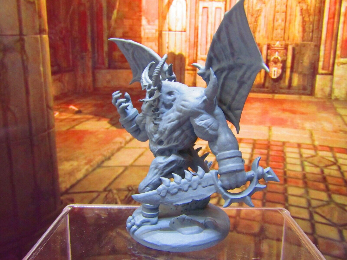 Hell Spawn Demon Winged Beast Horror Monster Mini Miniature 3D Printed Model