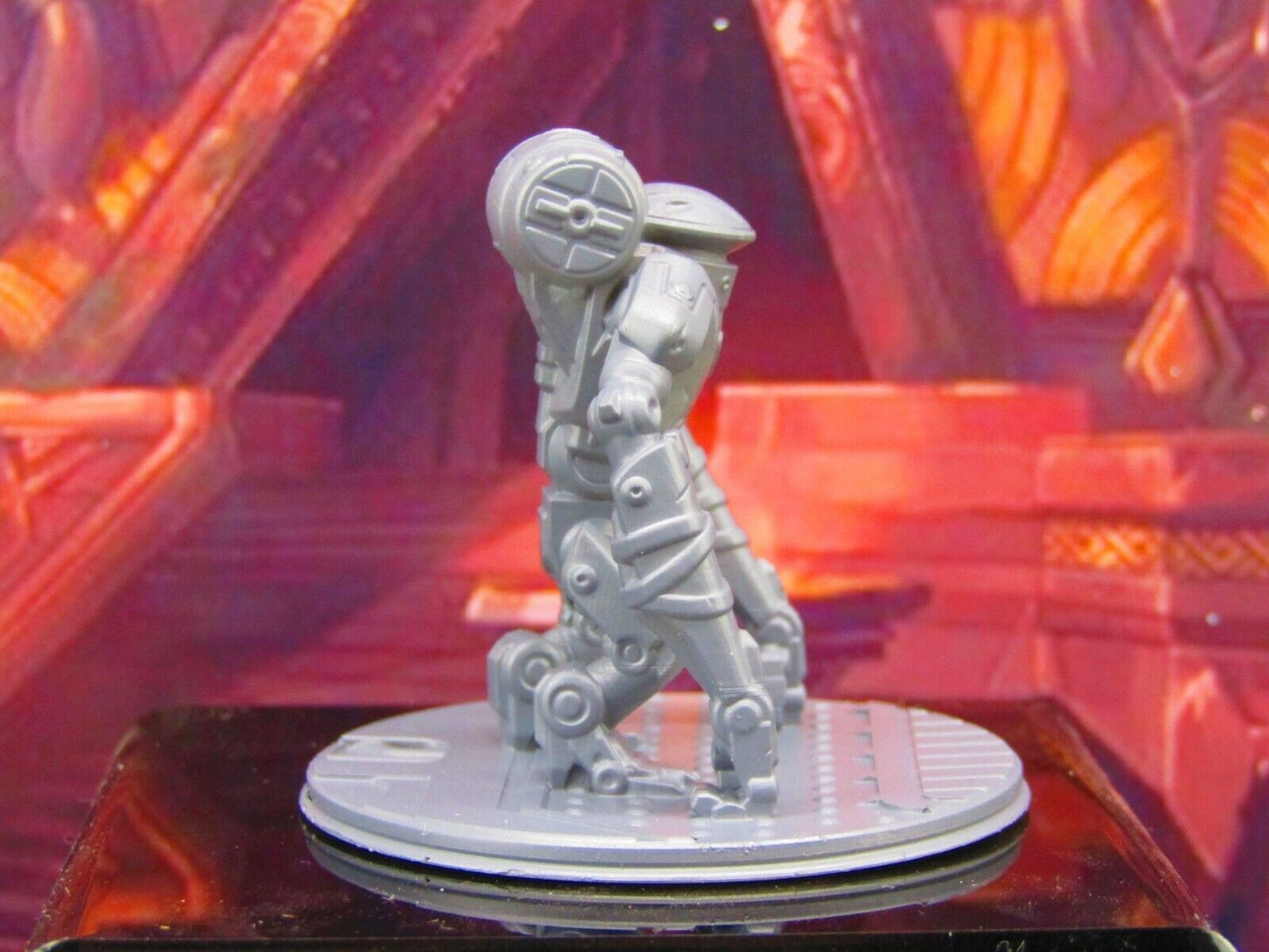 Scrapyard Bot Junkyard Robot Mover Mini Miniature Model Character Figure