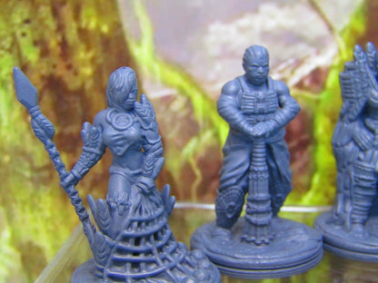 Lot of Tribal Jungle Warrior Tribe Party Mini Miniature Figure 3D Printed Model