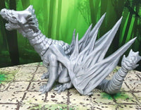 
              Forest Dragon Figure Miniature Model Mini Dungeons & Dragons 28mm 3D Printed
            