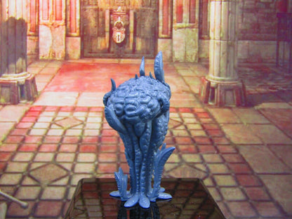 Telepathic Brain Monster Attack Pose Mini Miniature Model Character Figure