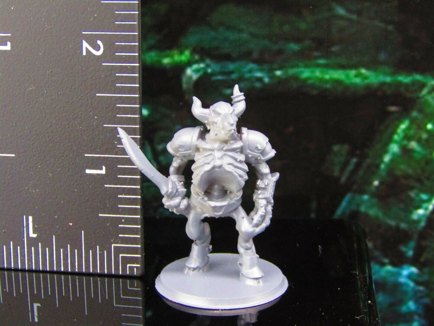 Undead Skeleton Minotaur A Mini Miniature Model Character Figure 28mm/32mm Scale