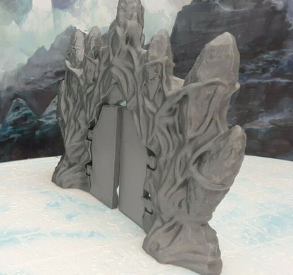 Ice Palace Castle Gates Scatter Terrain Set Scenery 28mm Dungeons & Dragons